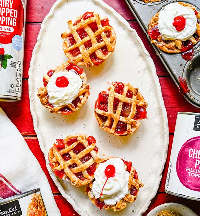 Mini Cherry and Apple Pies