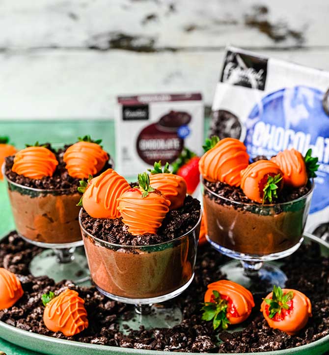 Carrot Patch Dirt Cups